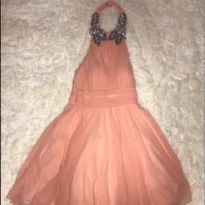 Halter homecoming dress/ party dress
